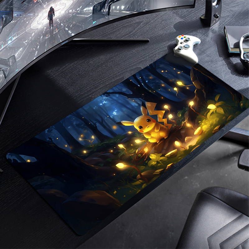 Gaming Keyboard Mini - Alfombrilla de ratón P-Pikachus para juegos,