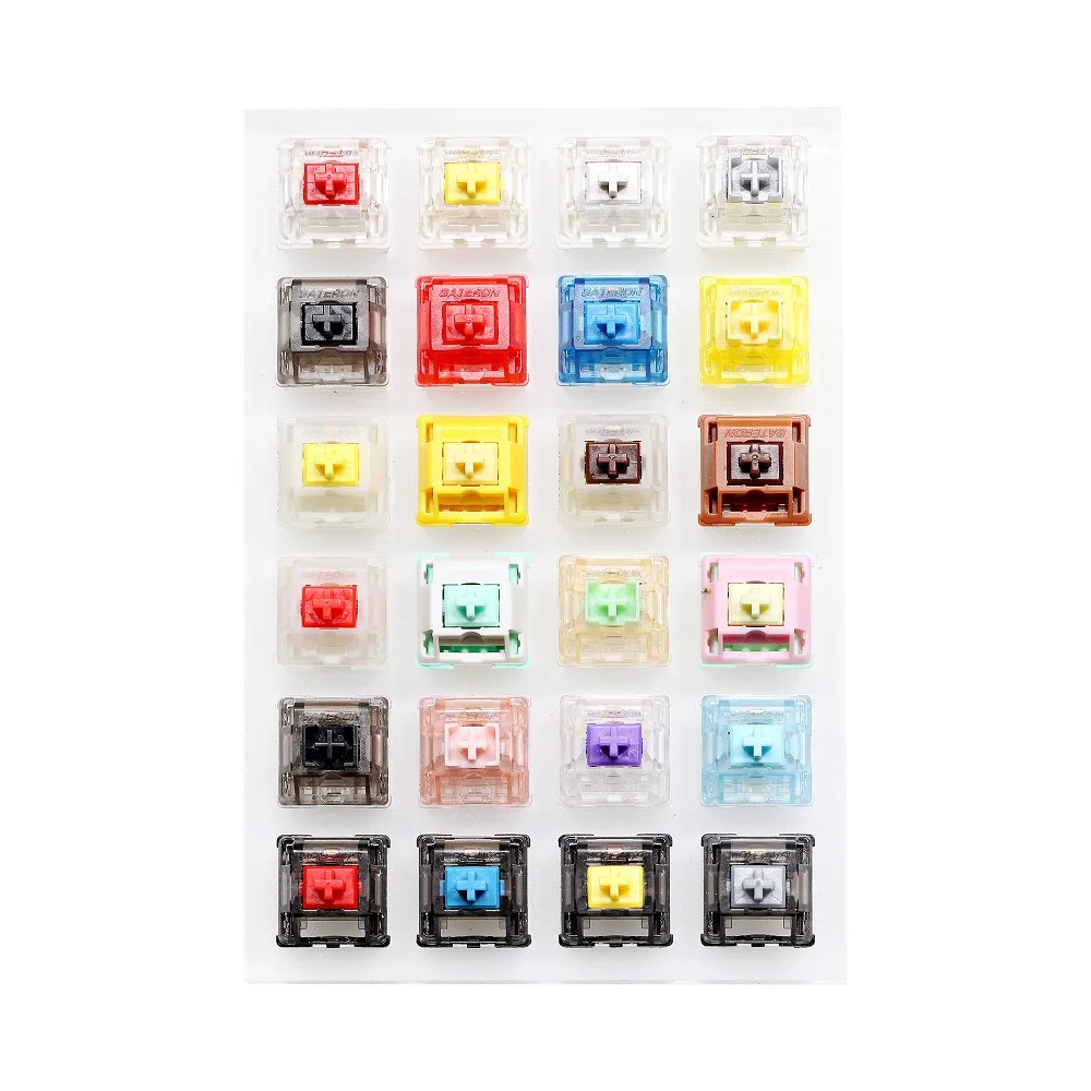 Keyboard Gaming Blue Switch - Probador de interruptor de acrílico Gateron,